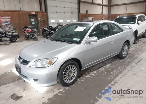 2005 Honda Civic Ex from USA, damaged, VIN 1HGEM21925L019594
